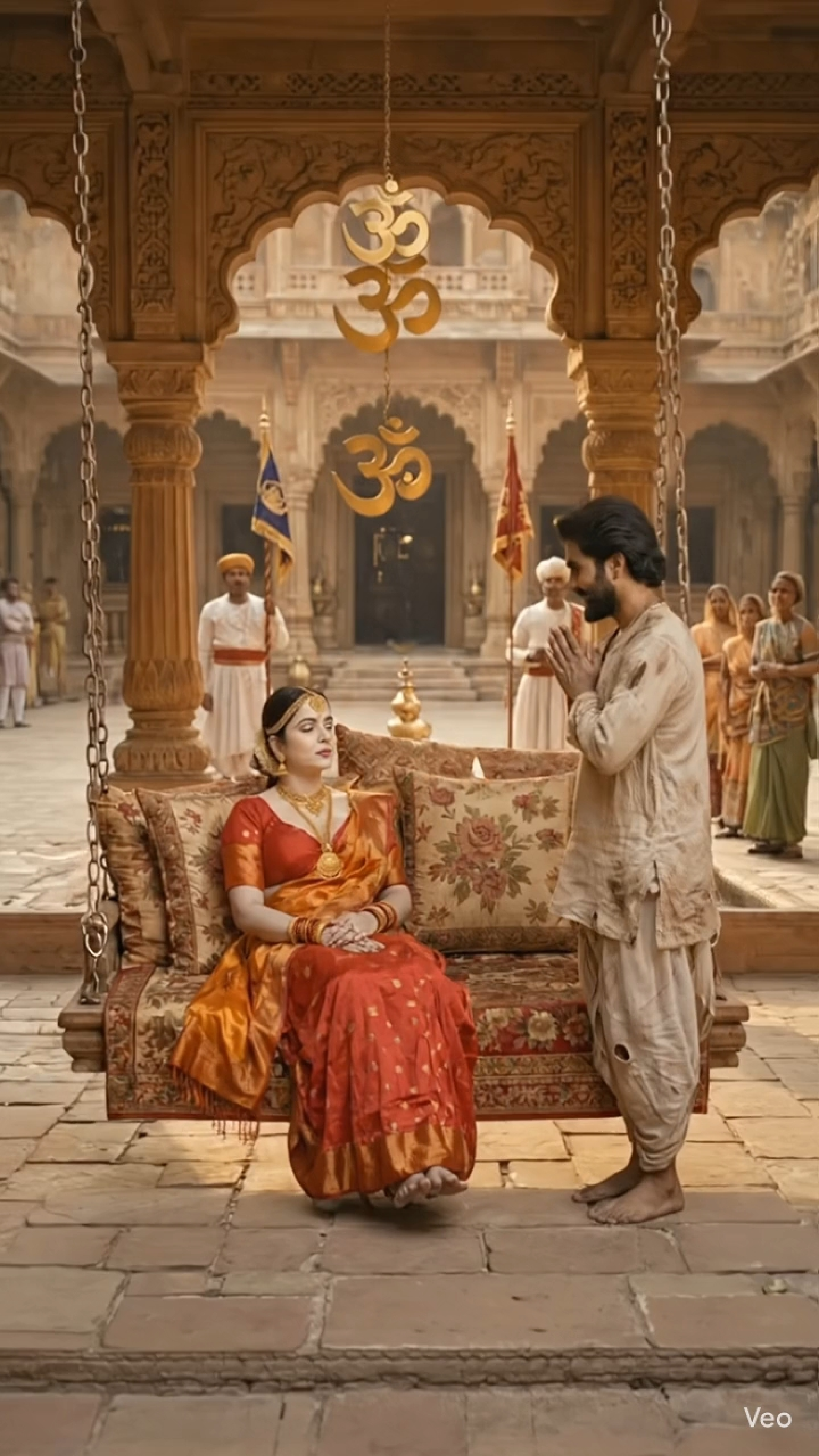 महल में शांति का अनुभव