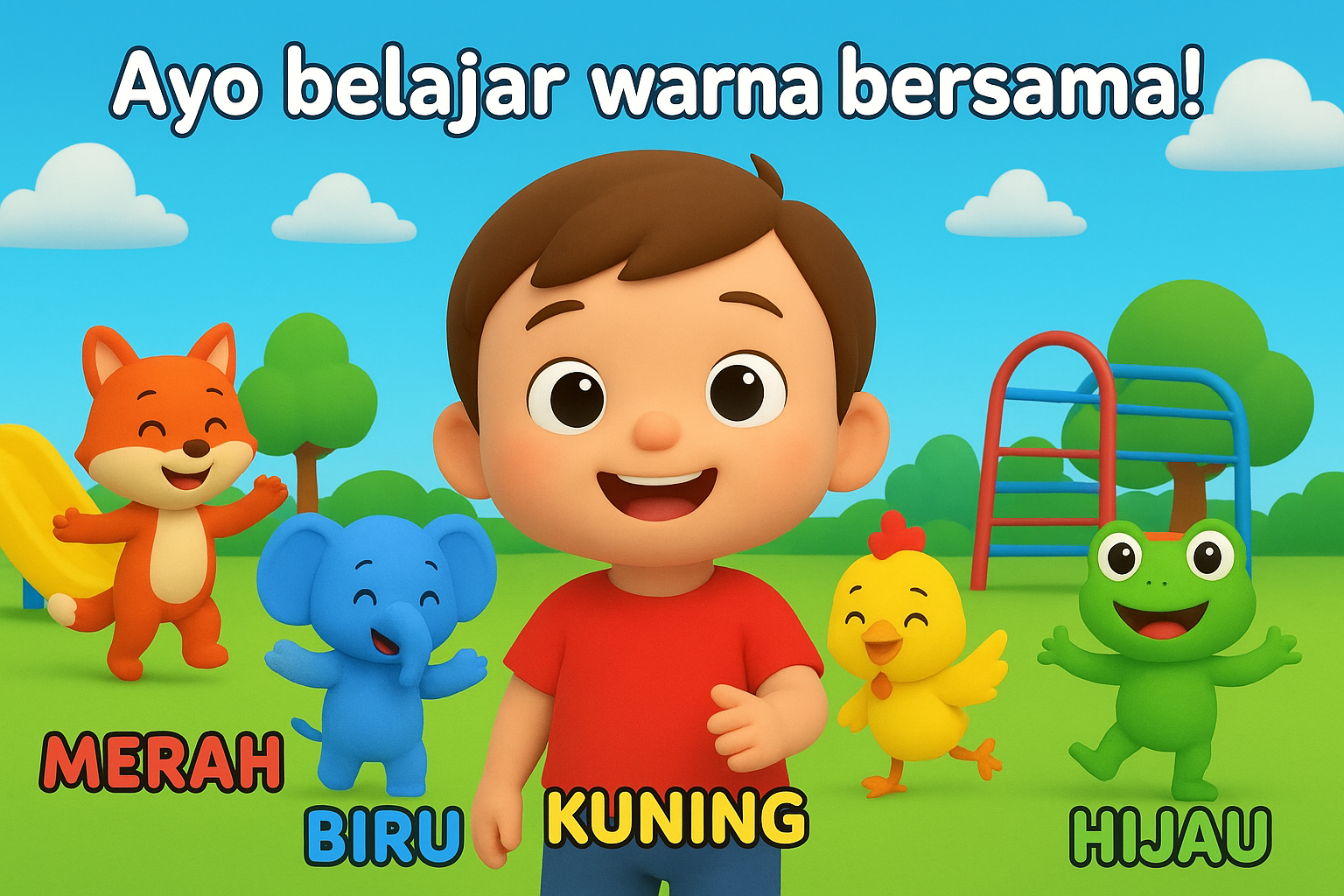 Belajar Warna Ceria Bersama!