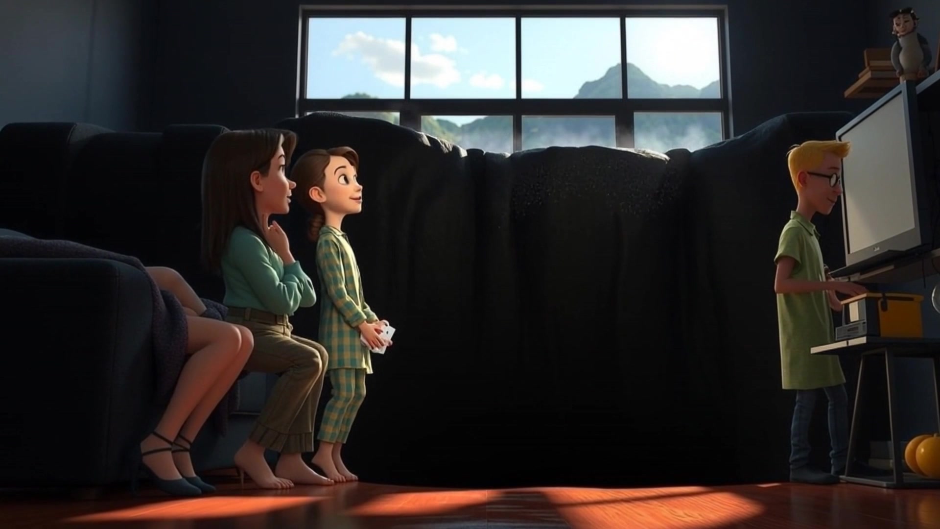 गहरे गड्ढे की आवाज़