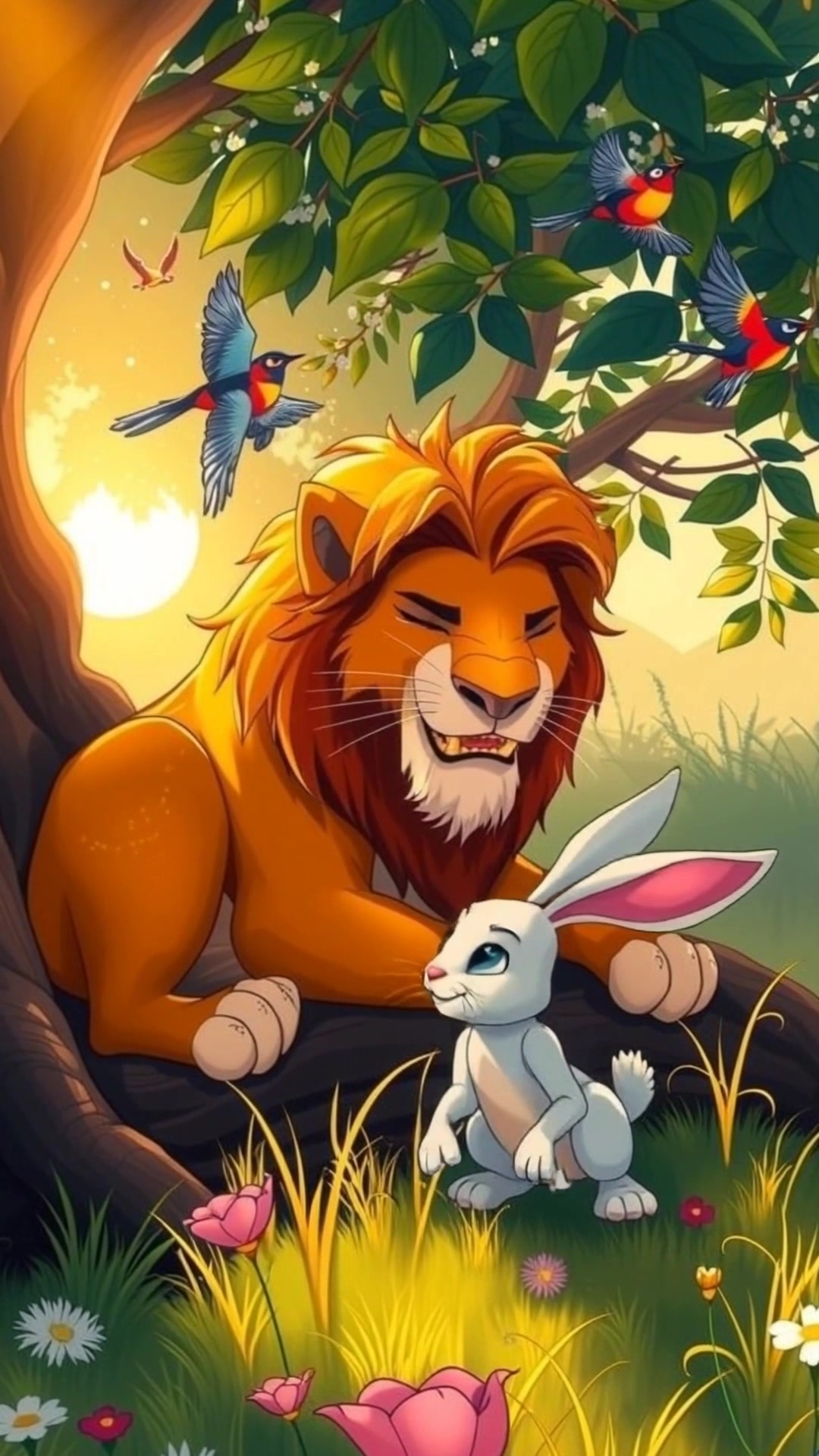 The Wise Rabbit Saves the Jungle