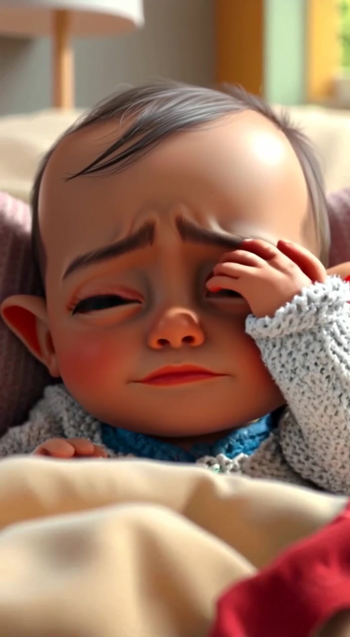 Feeding a Crying Child with a Toy