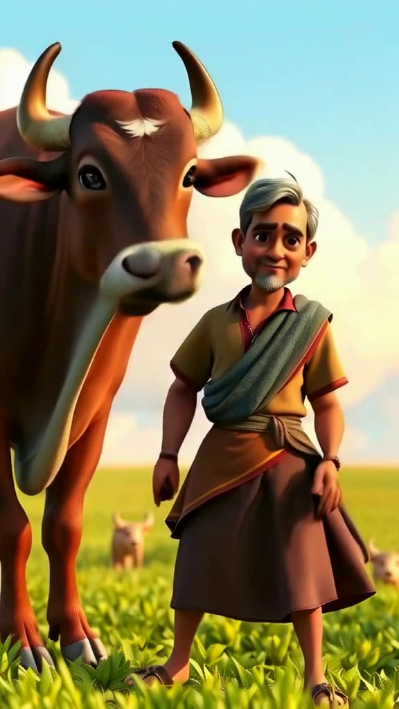बूढ़ा किसान और उसका वफादार बैल