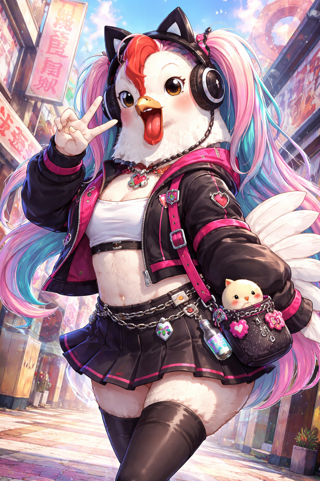 Ayam Kecil dan Bayangan Monster