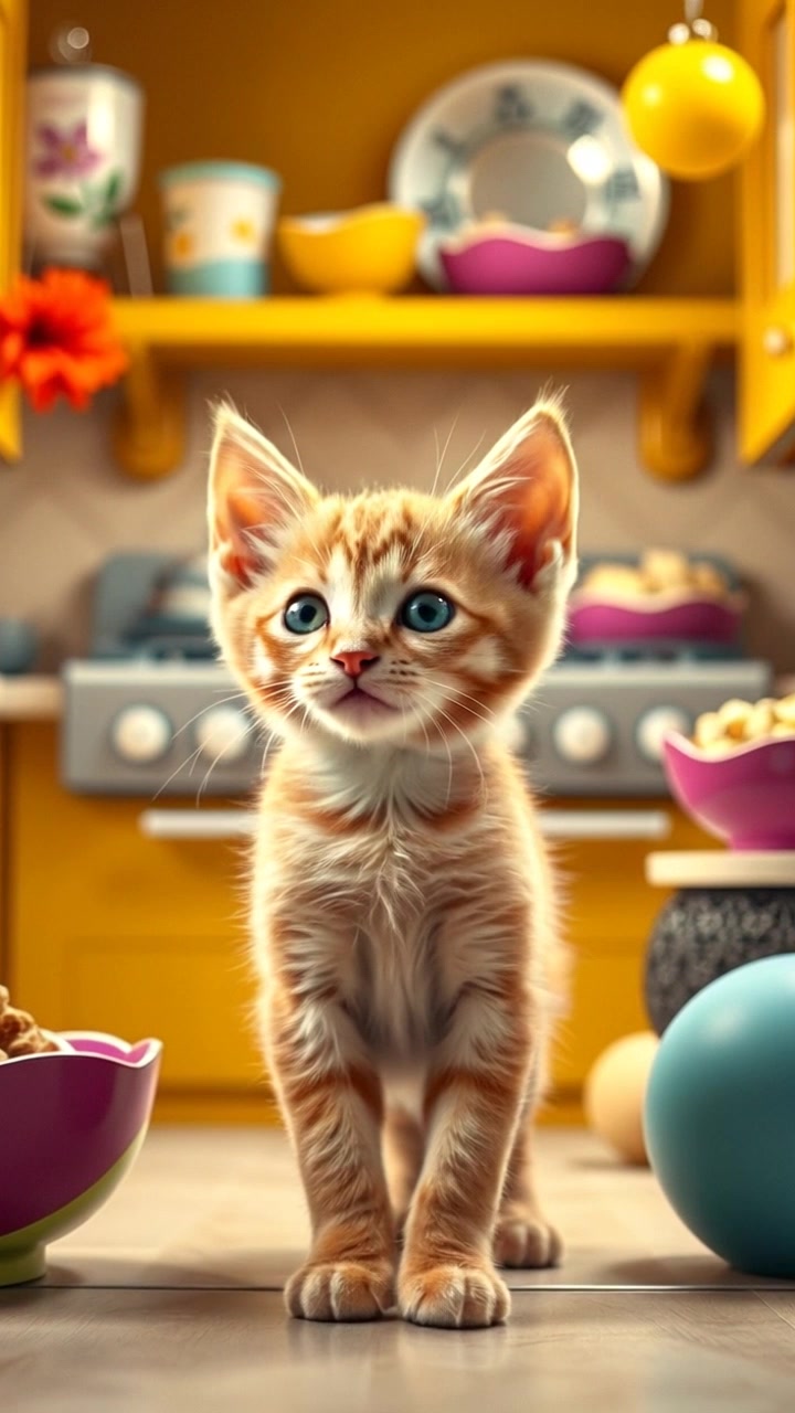 The Great Pancake Showdown: Mama Cat's Breakfast Battle!