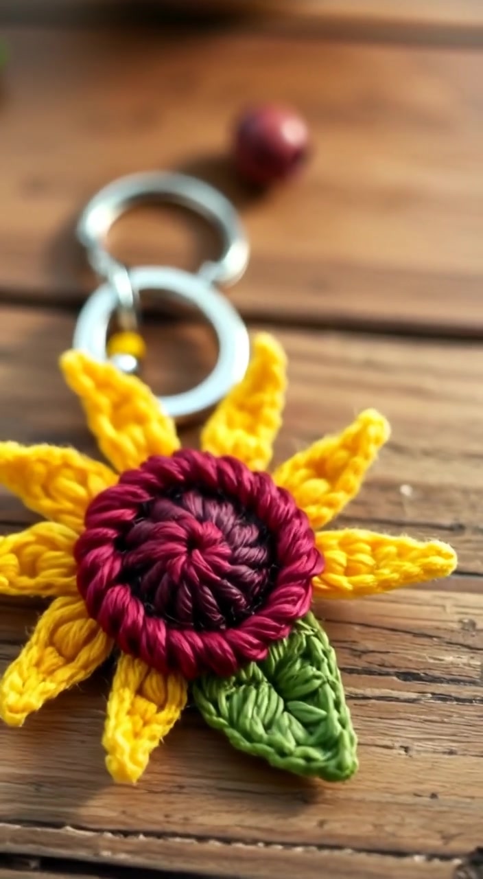 Charming Crochet Keychain Collection: A Colorful Showcase