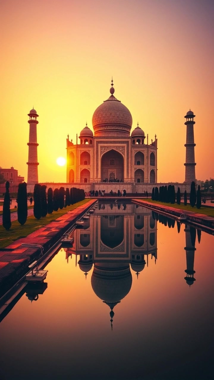Taj Mahal ke saamne Pakistani suit me namaaz