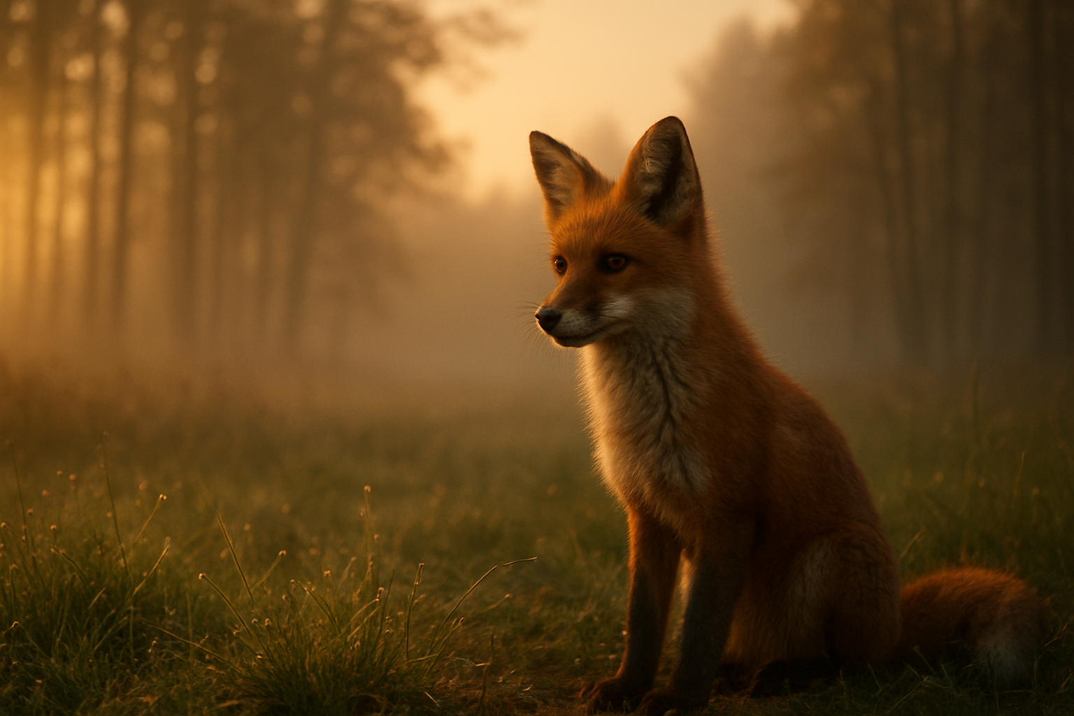 Rusty at Dawn: A Glimpse of Nature's Awakening