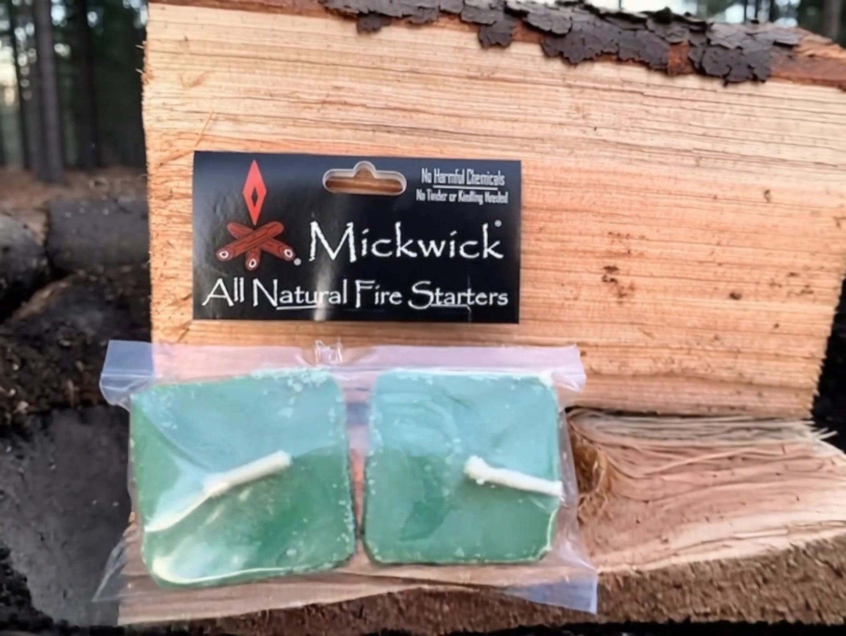 Mickwick®: The Ultimate All-Natural Fire Starter!