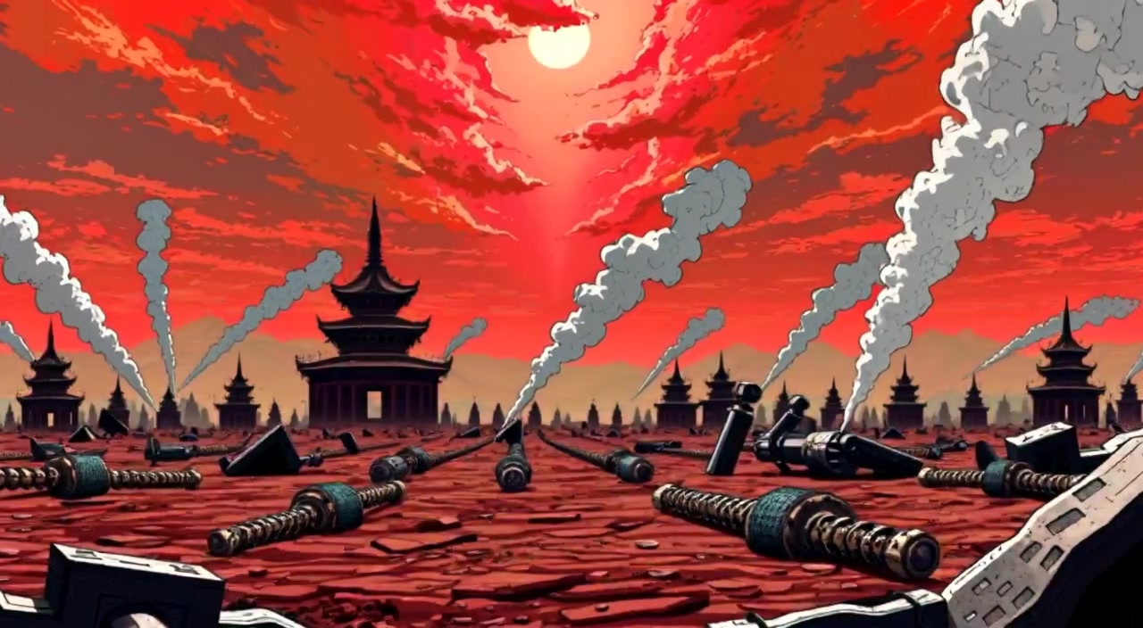 Awakening of the Asura King: Battle Beneath the Blood-Red Sky