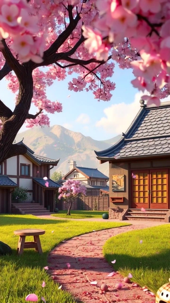 Whispers of the Cherry Blossoms: A Tale of Friendship