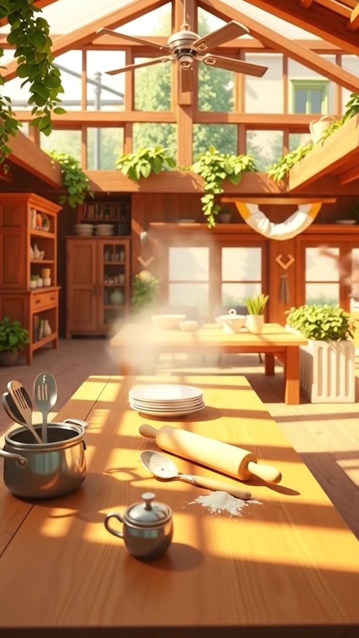 Cartoon Beaver and the Cooking Little Beavers!