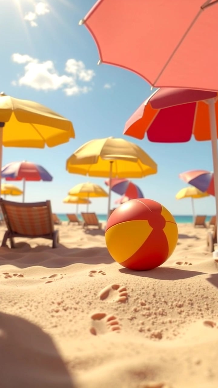 Dancing Ducks: A Colorful Beach Party!
