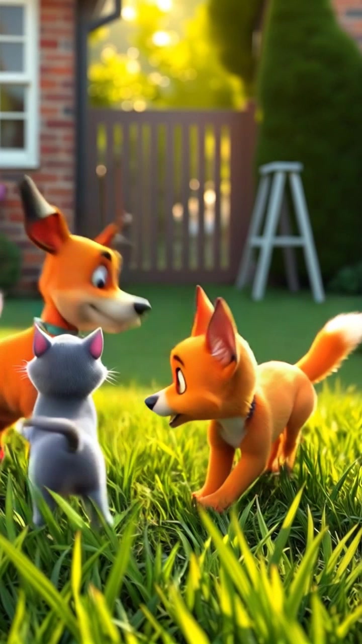 Cinta Lucu: Anjing dan Kucing yang Berbeda