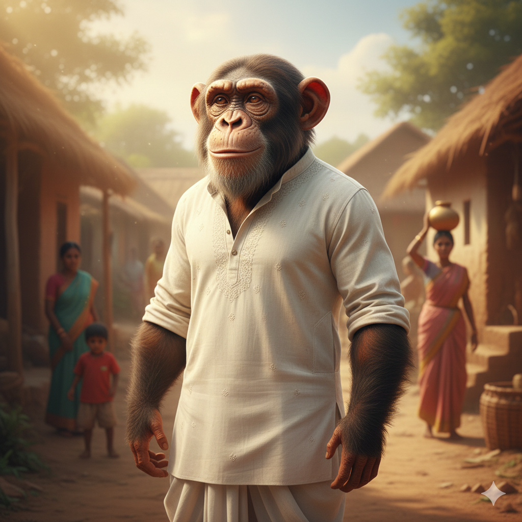 मानव-समान बंदर की कहानी