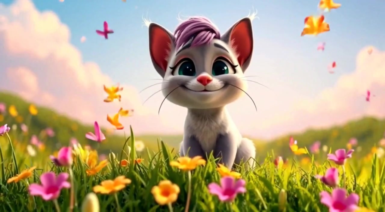 Magical Meadow Adventures: A Cat and Dog Tale