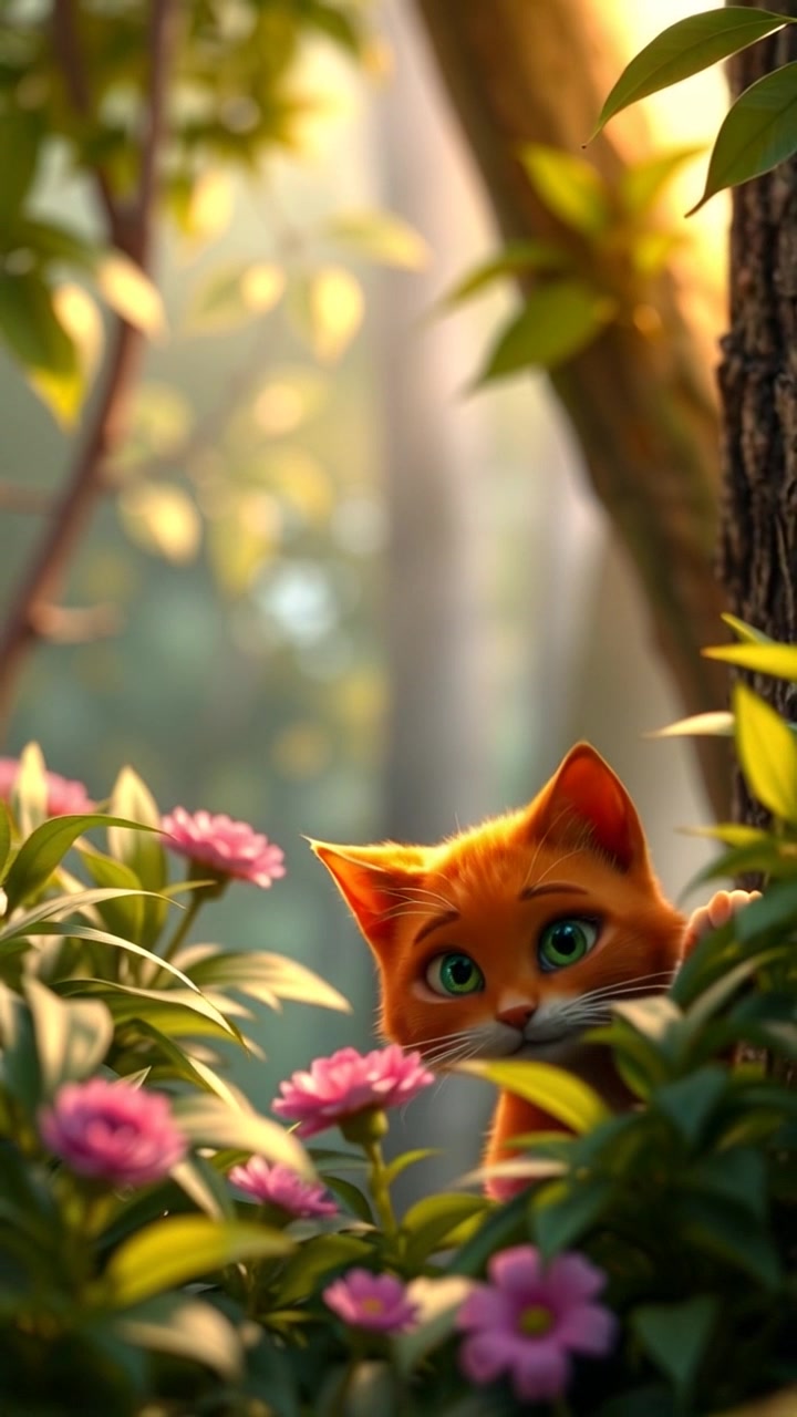 The Clever Cat's Feast