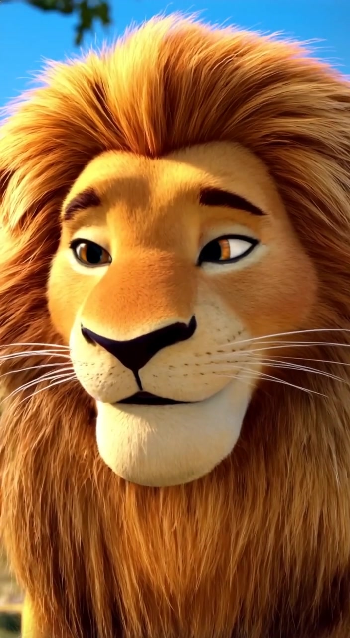 A Girl and Her Lion Friend: A Short Story