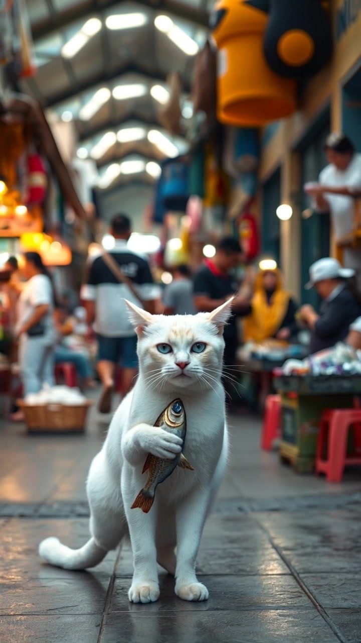 Billi Samosa Kha Rahi Hai