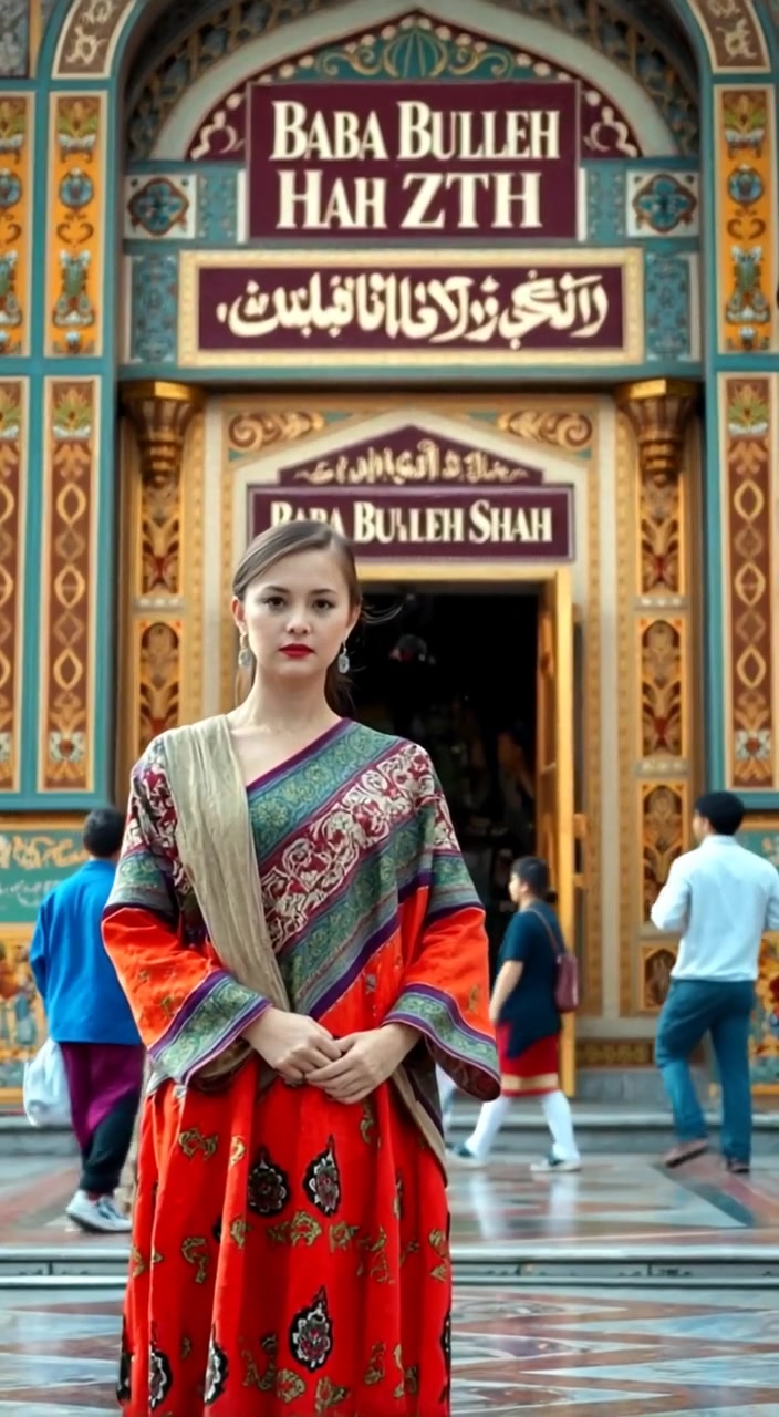 Pakistani Dress Mai Russian Larki Ka Kasur Baba Bulleh Shah K Darbar Mein Safar