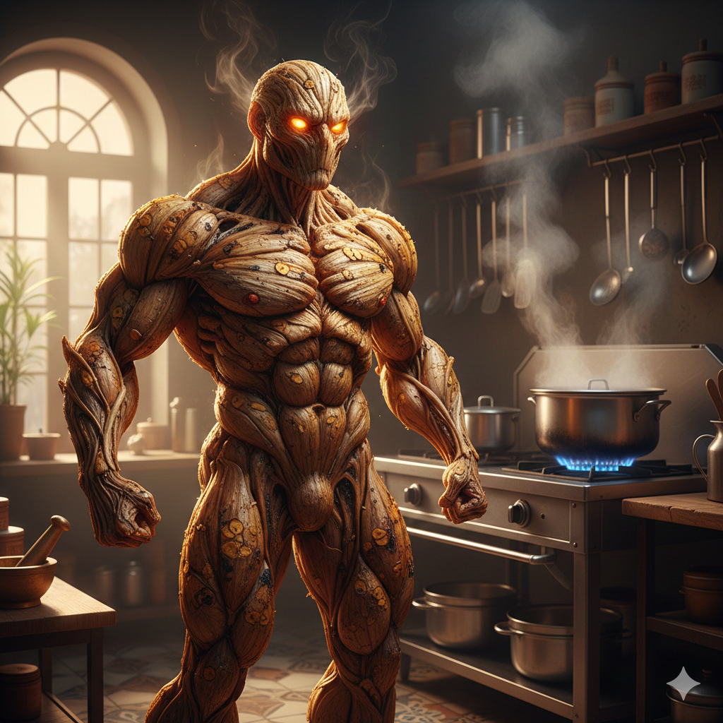 भुने हुए लहसुन के हीरो का मजेदार सफर