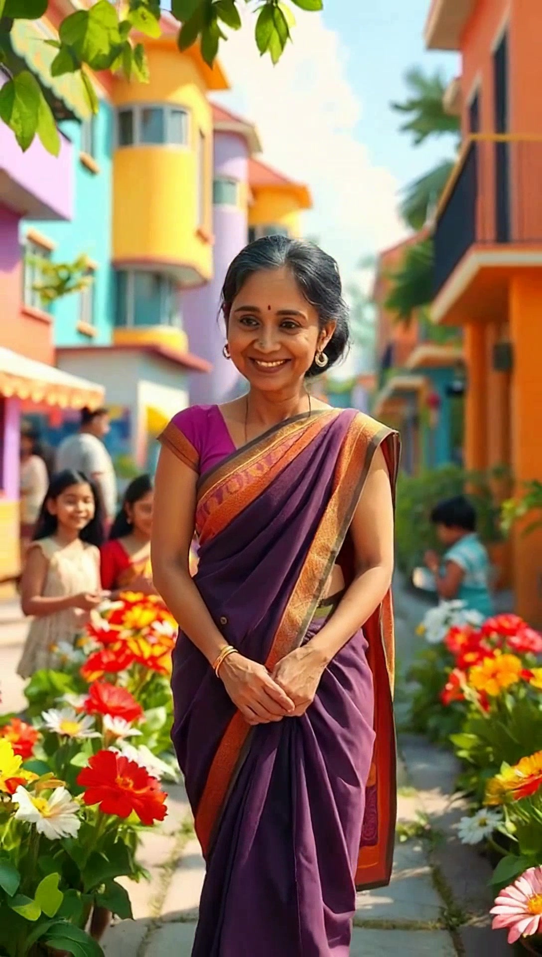 Cheerful 3D Indian Sitcom Family Comedy