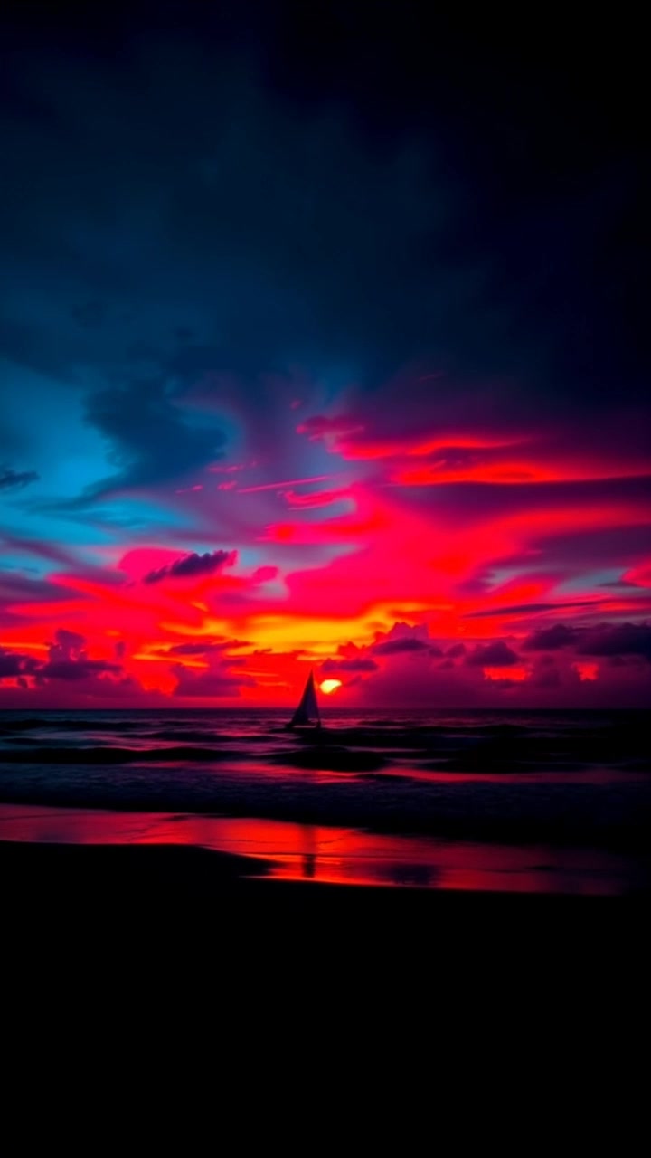 Mengapa Matahari Tampak Merah Saat Senja?