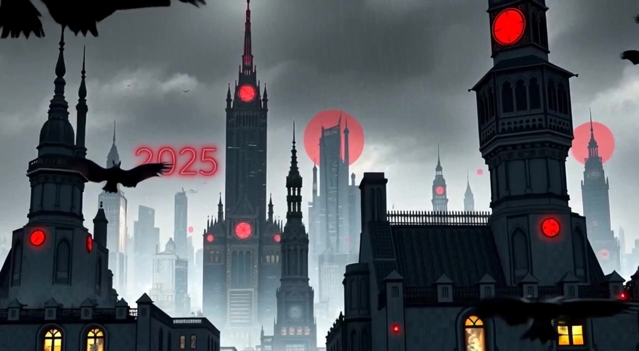 Flying vehicles glide smoothly through a futuristic city skyline, showcasing advanced architecture under a bright blue sky.
