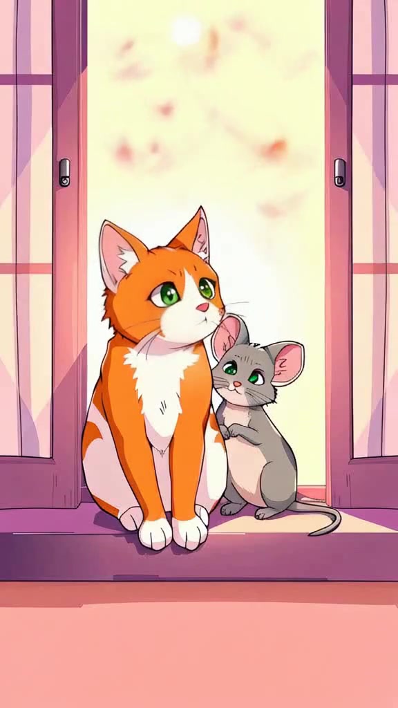 Persahabatan Kucing dan Tikus