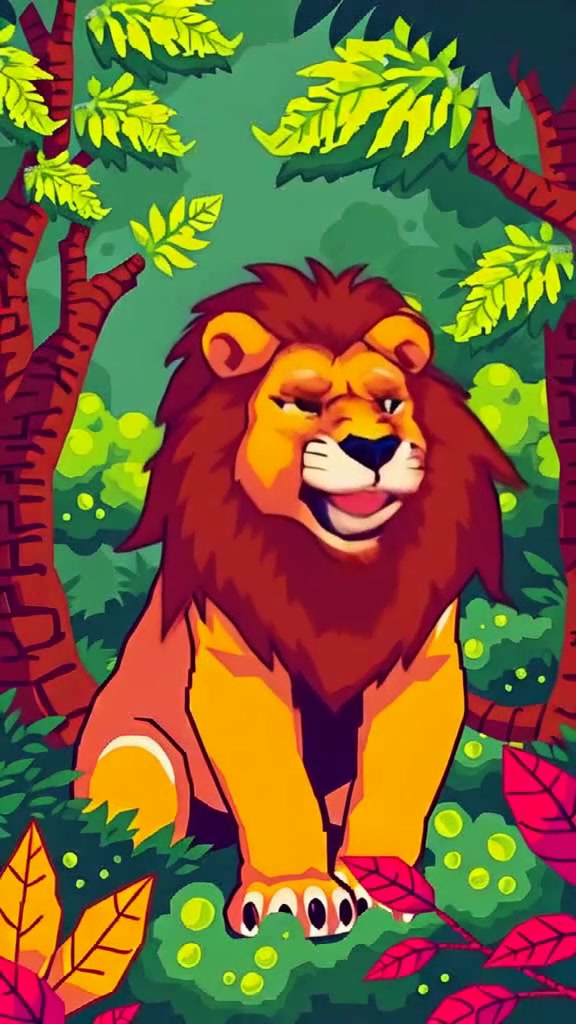 बुद्धि की जीत: शेर और बंदर की कहानी