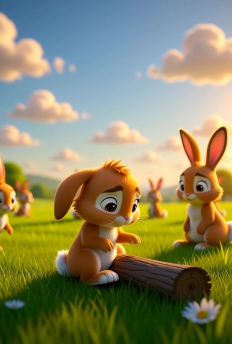 Luma's Gentle Leap Over the Log