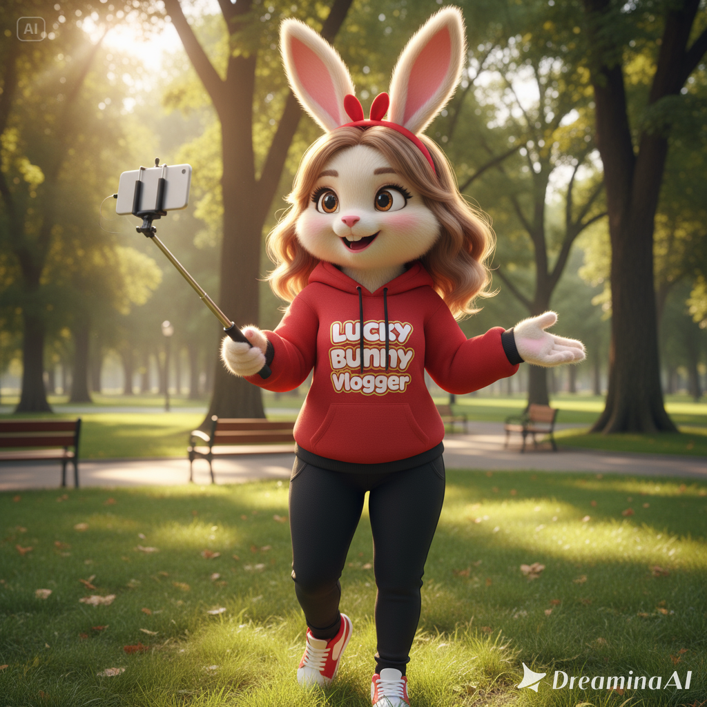 Bunny Vlogs: A Sunshiny Day at the Park! 🌞🌷