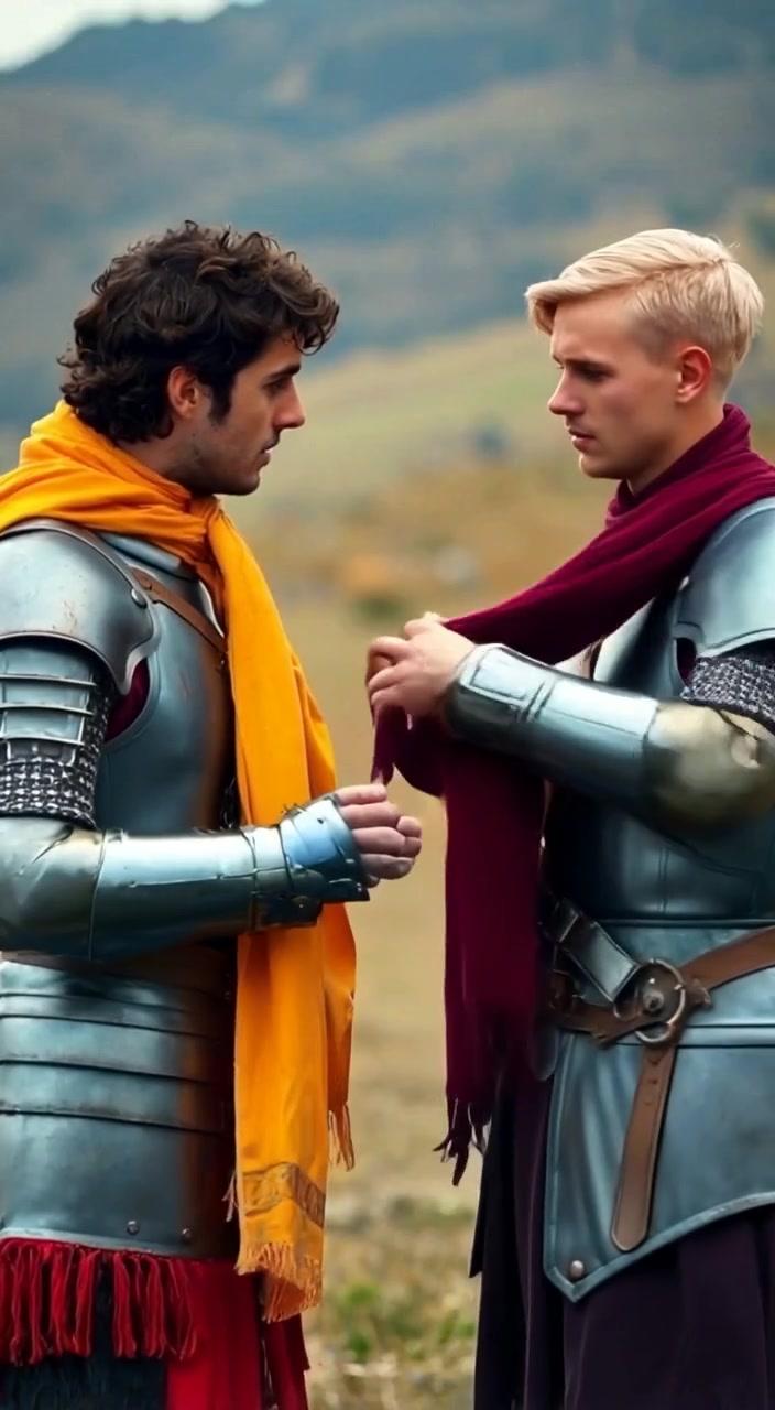 The Origin of Knights' Scarves in Battle