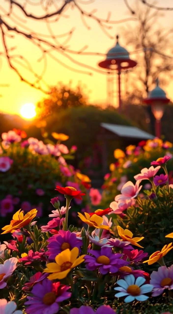 A Canine Love Proposal in the Sunset Garden