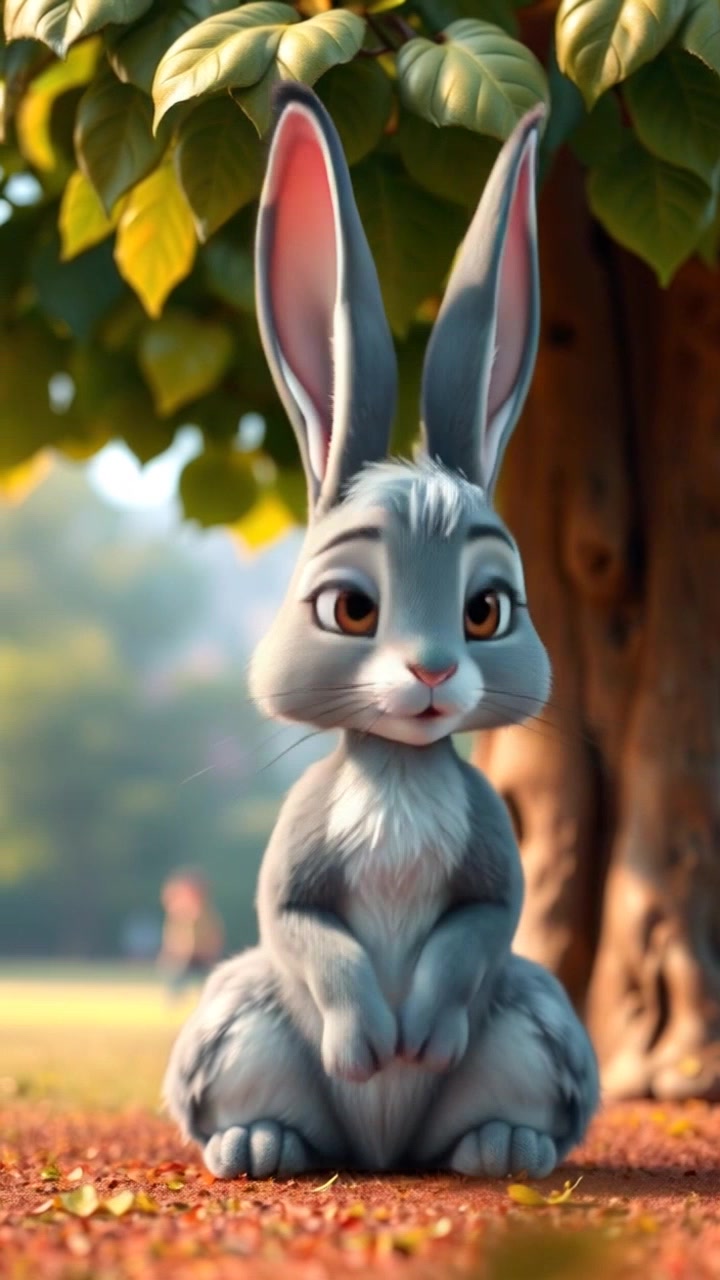 The Clever Rabbit and the Hungry Lion