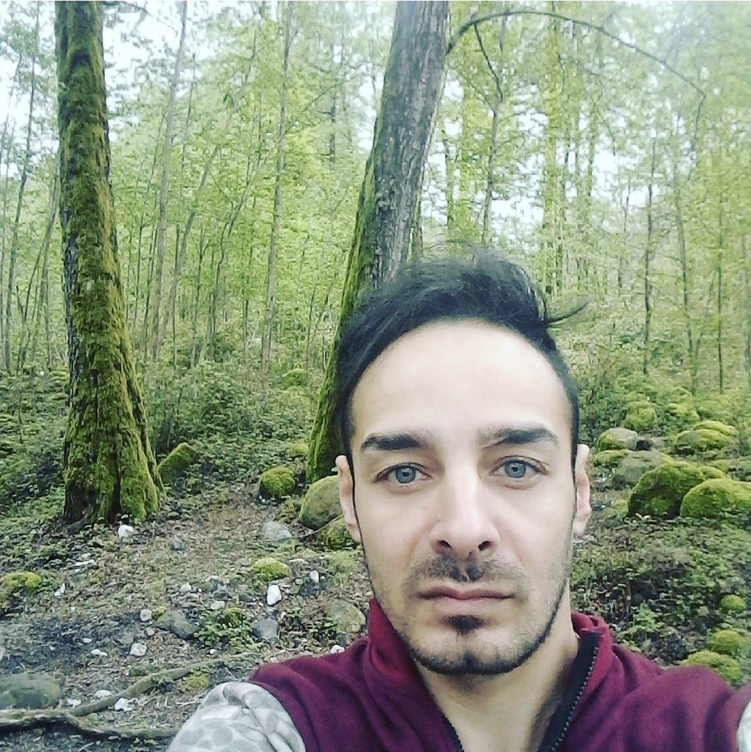 Selfie with an Alien Before Boarding the Ship