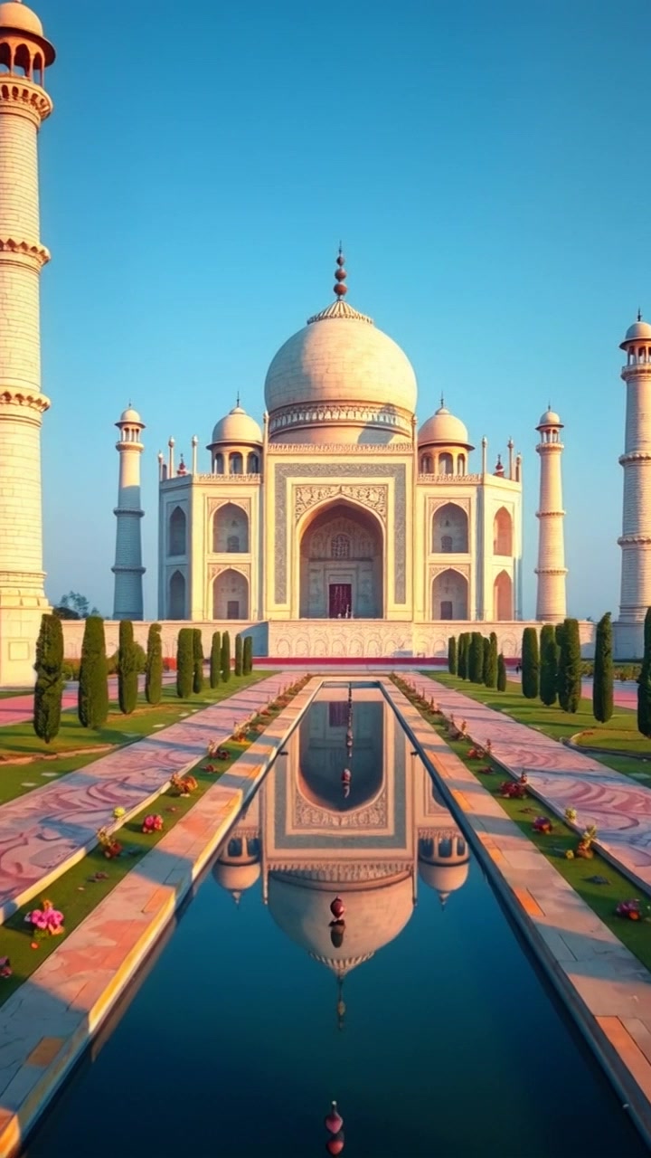 Dancing at Taj Mahal: Safrana and Her Baby Dinosaur