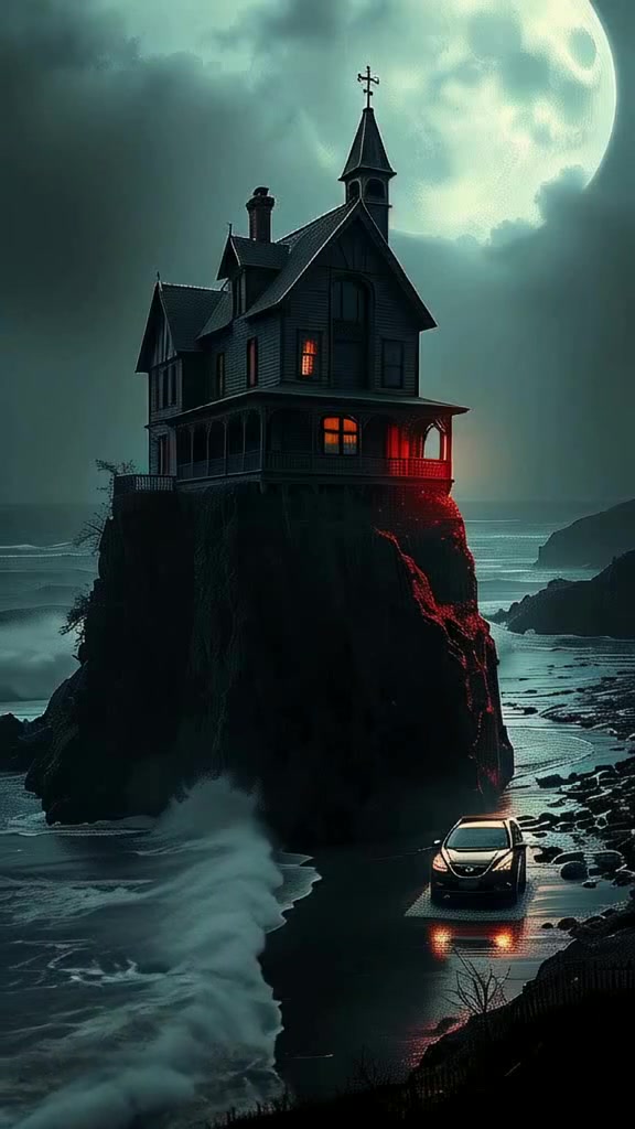 Haunting Shadows: The Curse of the Coastal Mansion