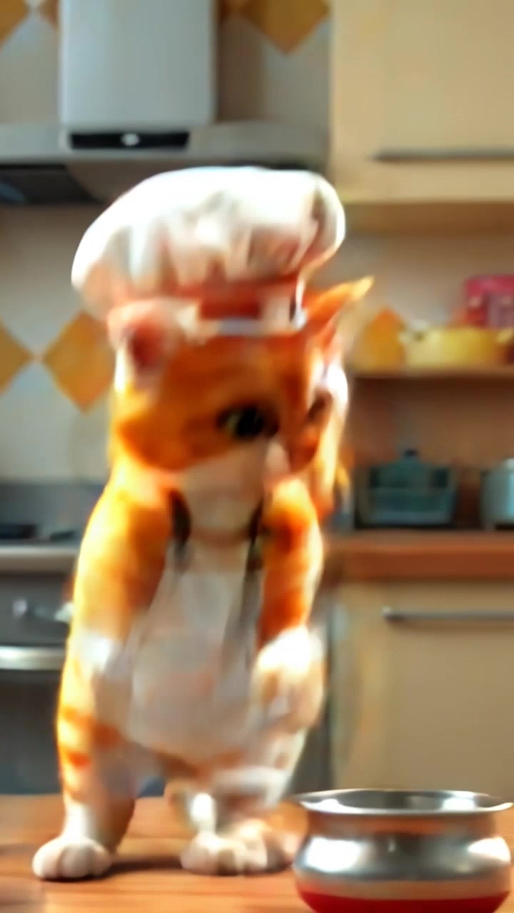 Kucing Koki yang Imut