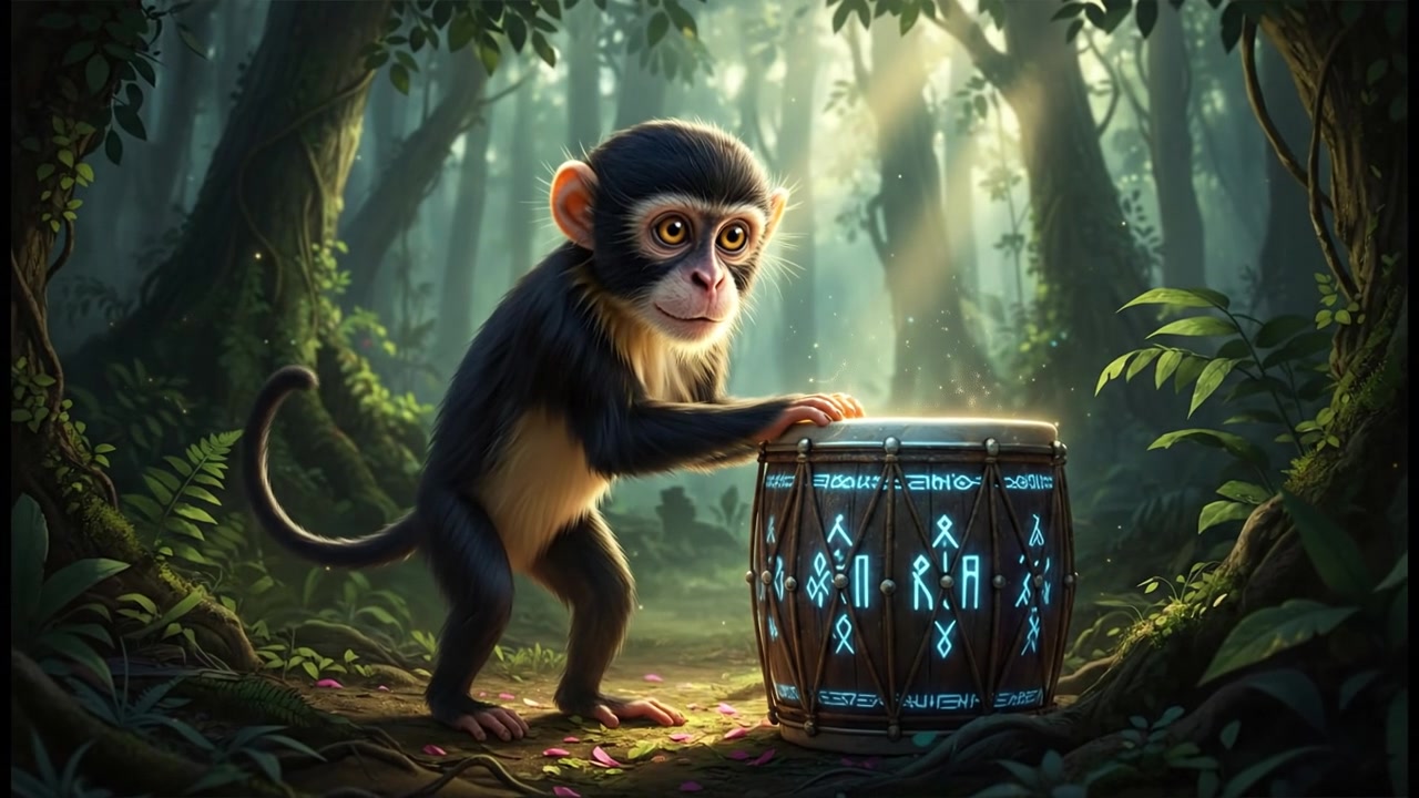 चिंकी और जादुई ढोलक का मजेदार सफर