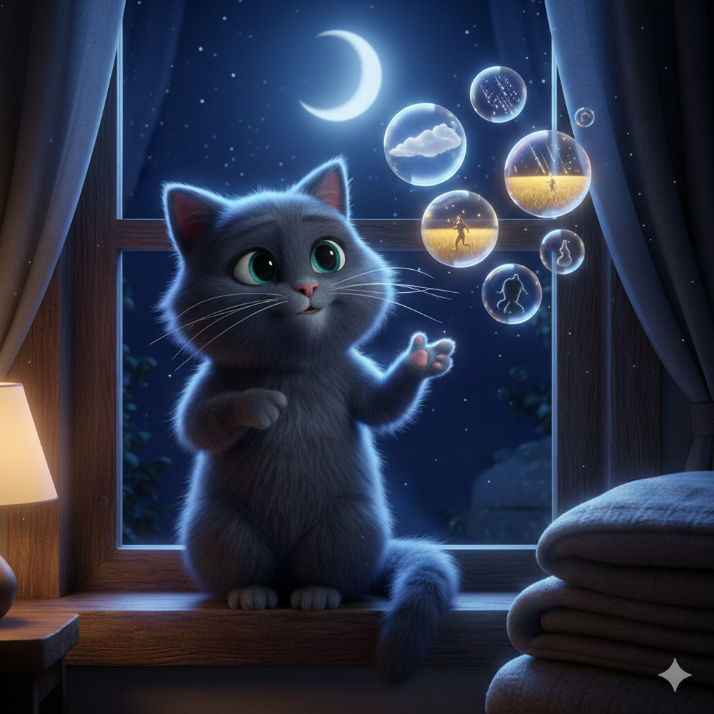 रात की खामोशी और सपनों की कहानी