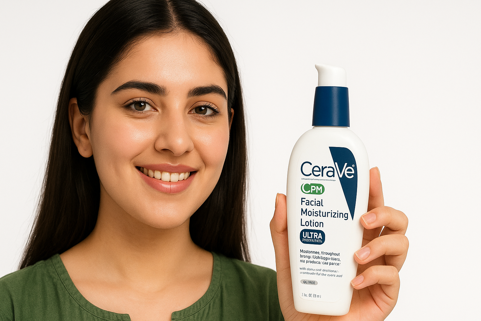 CeraVe PM Facial Moisturizing Lotion - Showcasing Branded Cosmetics!