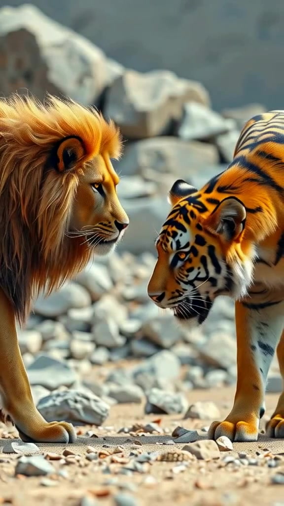 Lion vs. Tiger: Battle of Apex Predators