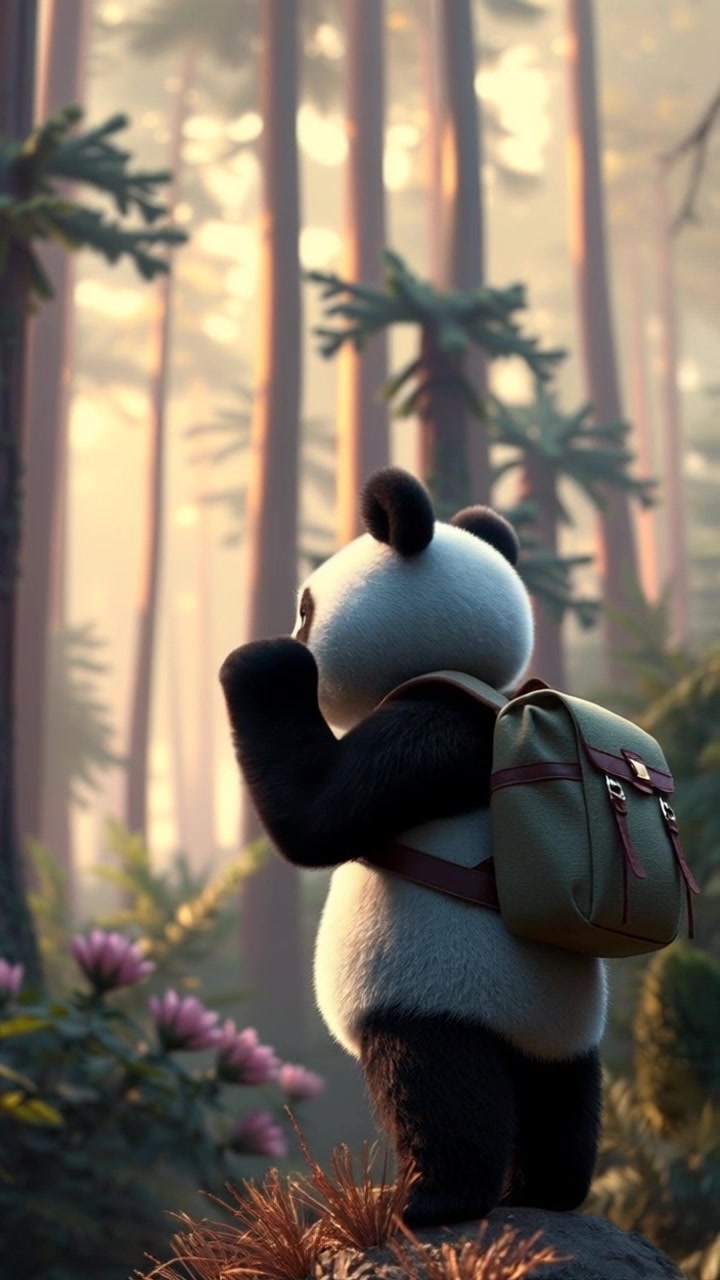 Petualangan Panda Kecil di Hutan