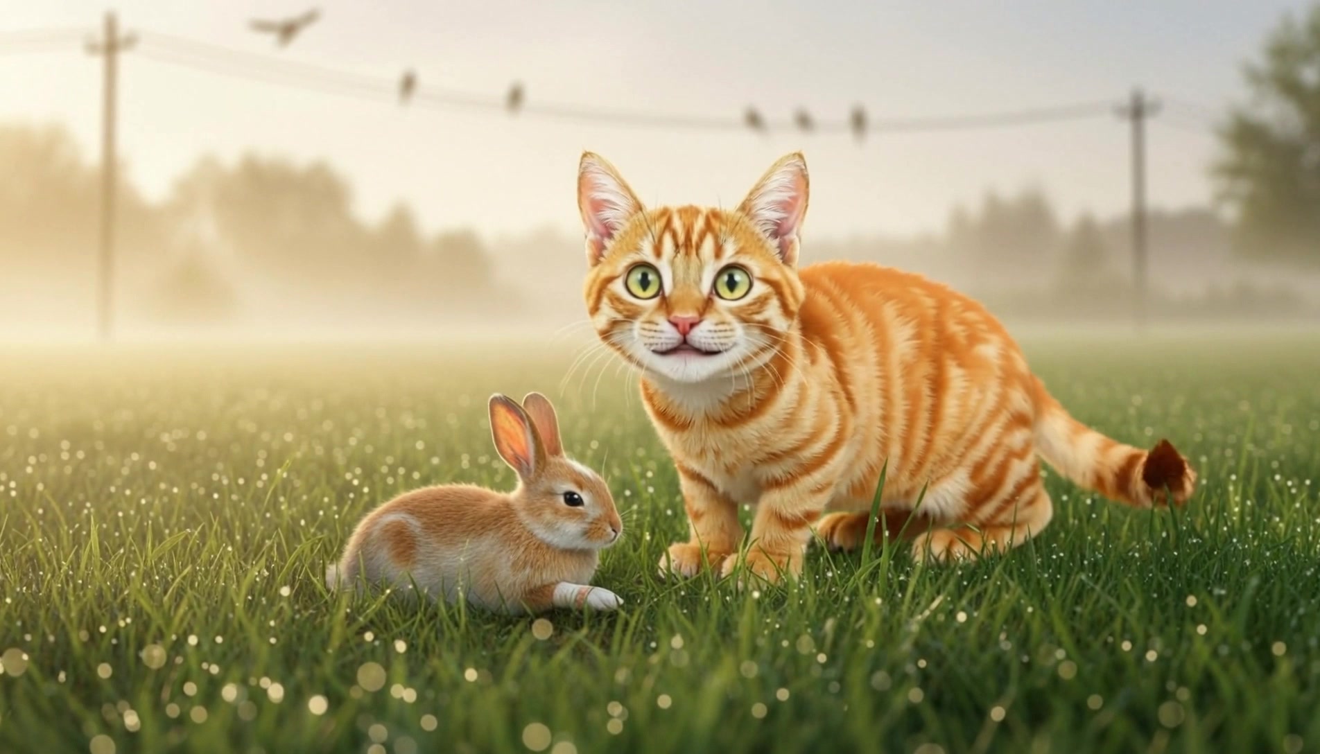 MamaCat's Kind Heart: A Day on the Farm