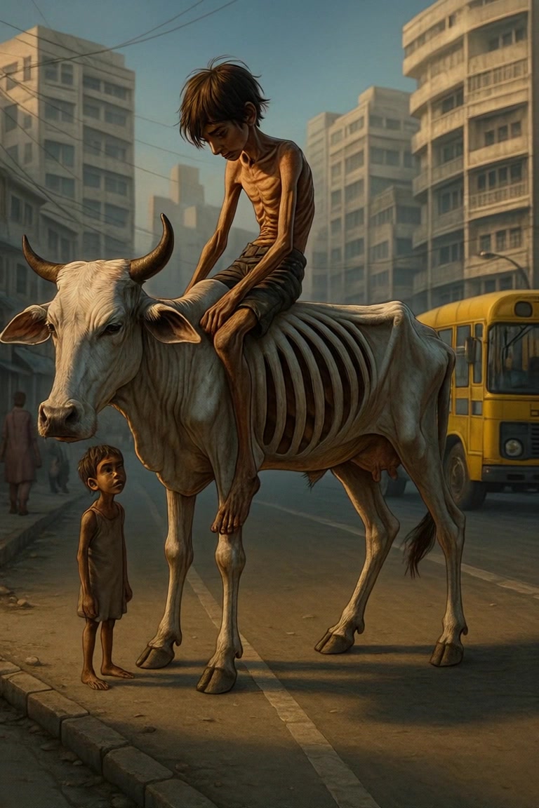 दुबली गाय और उसके मालिक की कहानी