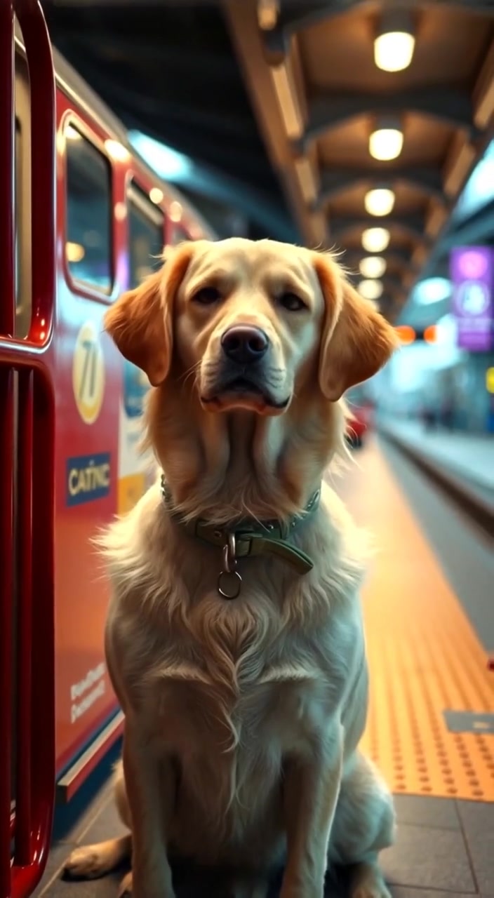 A Dog's Unwavering Loyalty: 7 Years at the Station