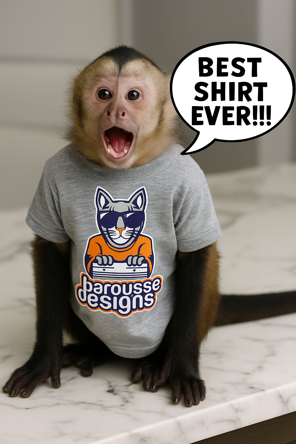 Monkey's Wild Adventure: Free-Falling Through Jasper County!