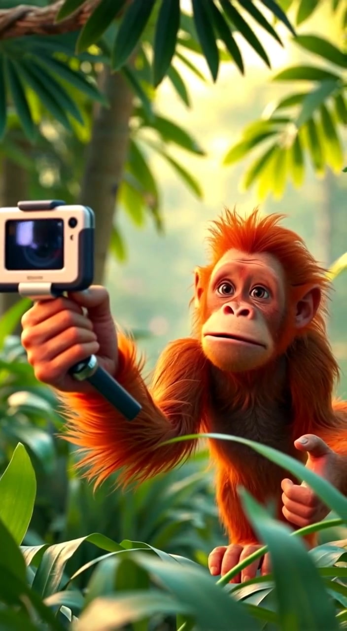 Petualangan Orangutan: Mencari Mahi di Hutan