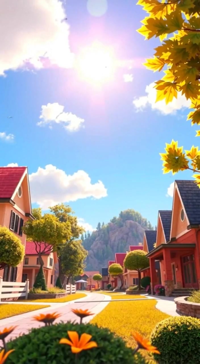 Sunny School Ride: A Cheerful Journey