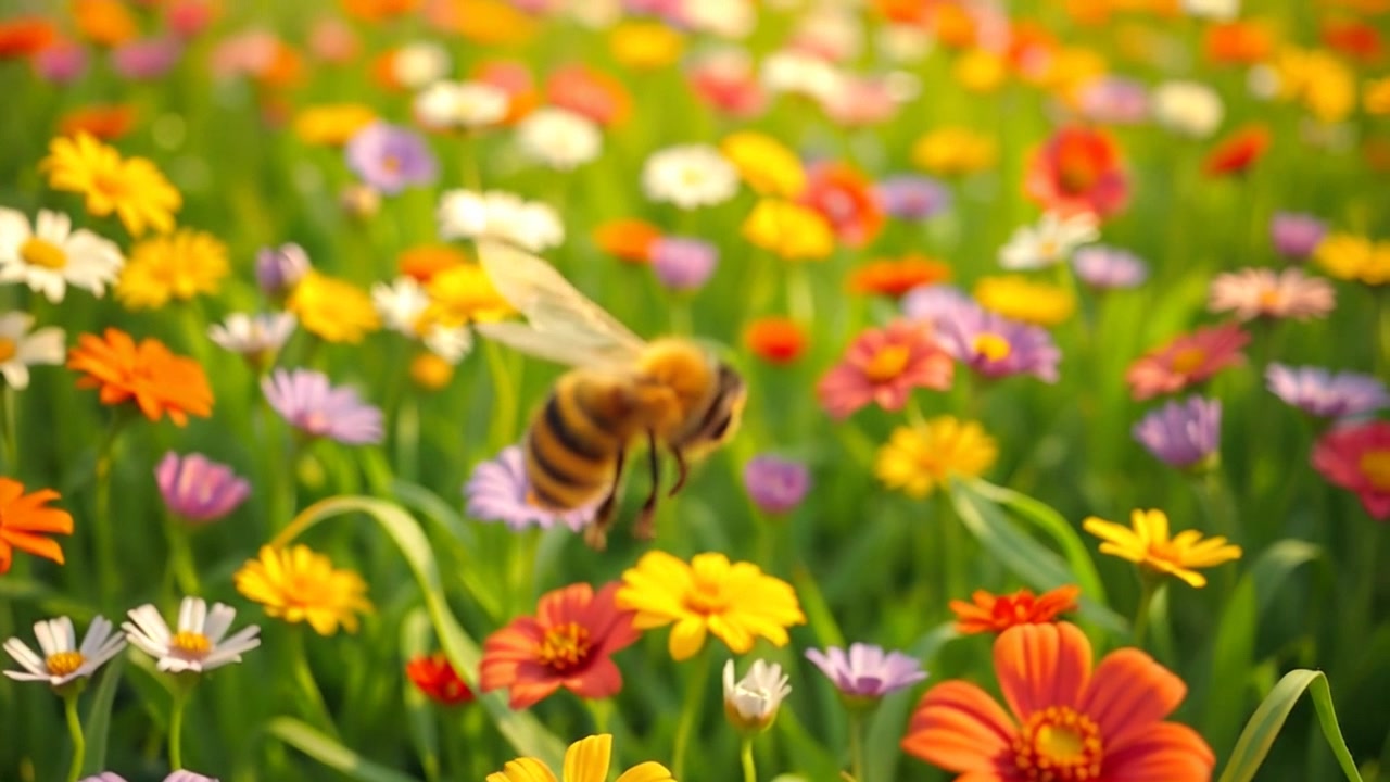 Buzzing with Joy: A Honey Bee Poem